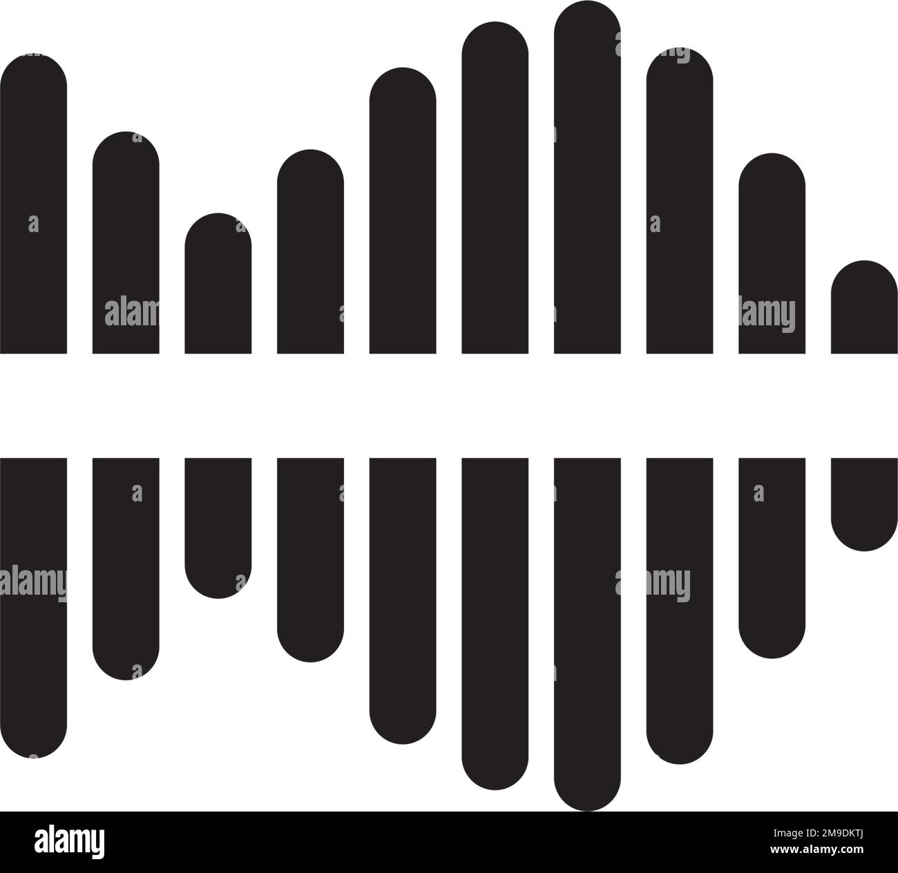 sound wave logo vektor template Stock Vector Image & Art - Alamy