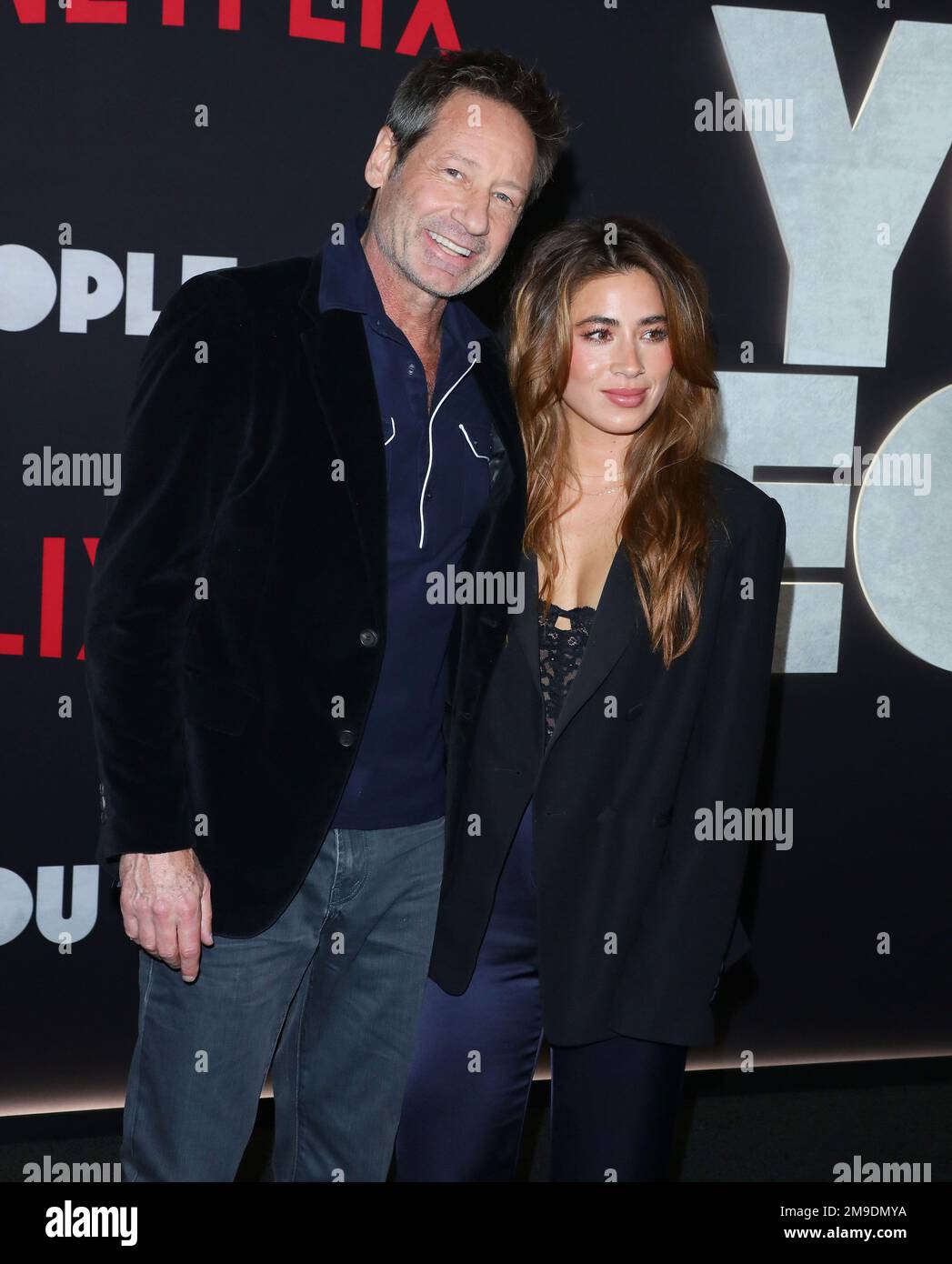 David Duchovny, Monique Pendleberry arrives at YOU PEOPLE Los Angeles ...