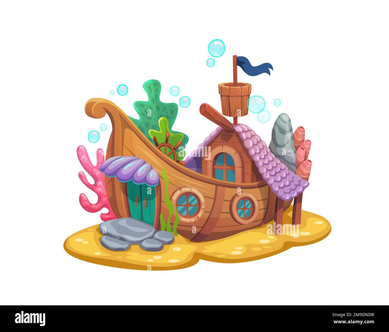Underwater House Clipart Png