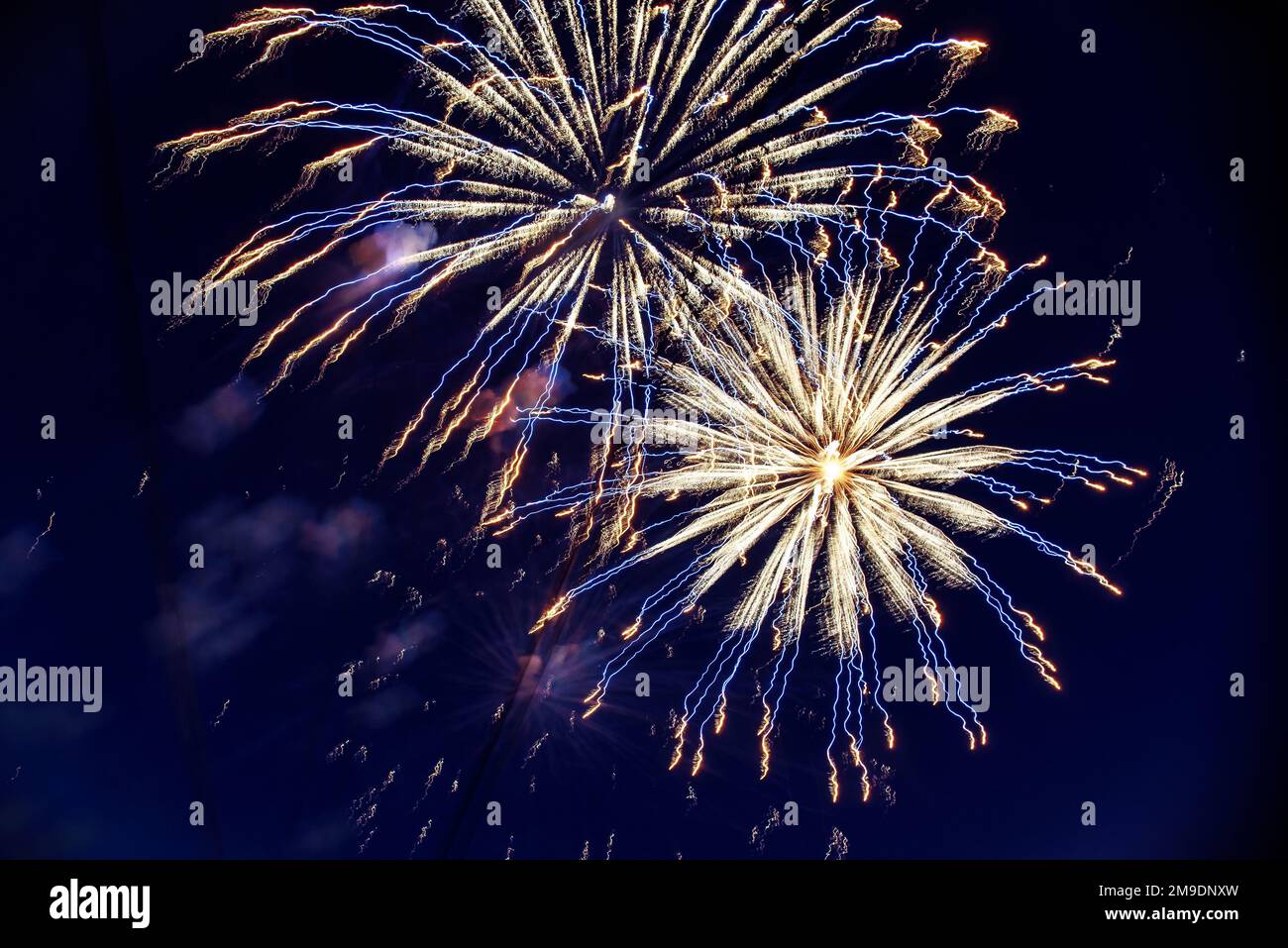 Colorful fireworks holiday night sky hi-res stock photography and ...