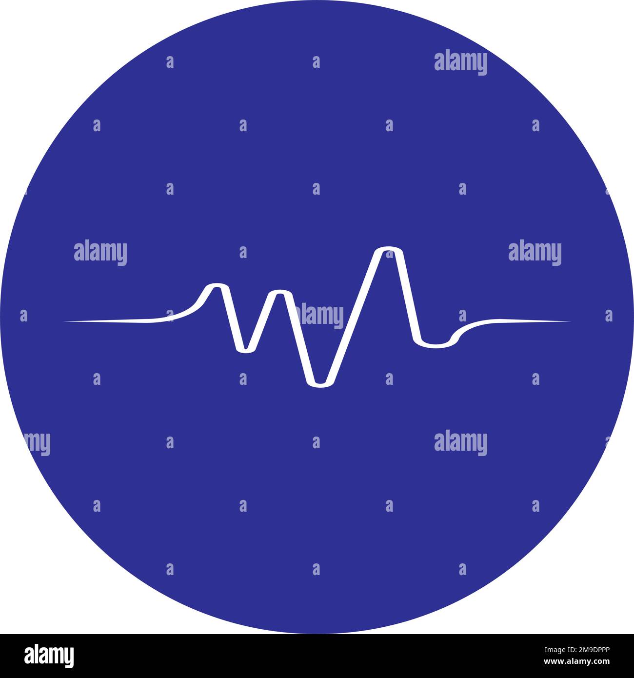 sound wave logo vector template Stock Vector Image & Art - Alamy