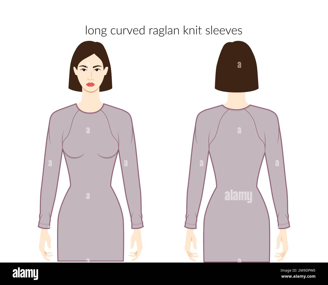 Women in long dresses Stock Vector Images - Alamy