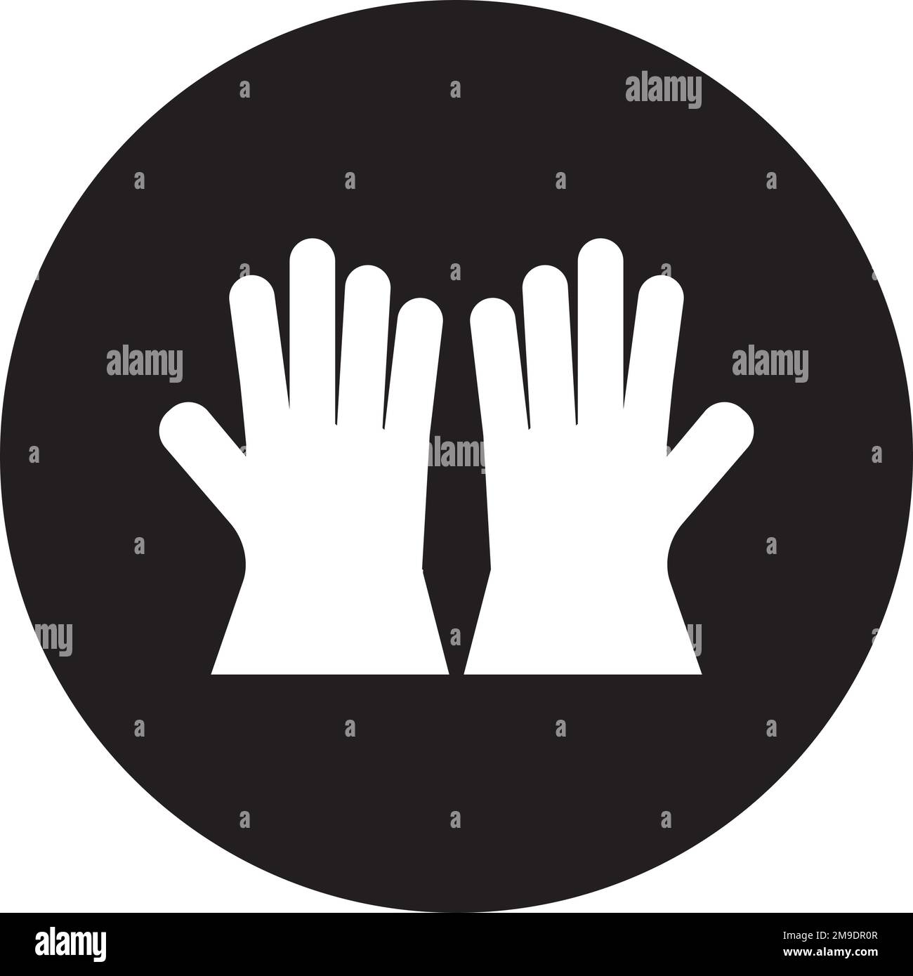 glove logo vector illustration design Stock Vector