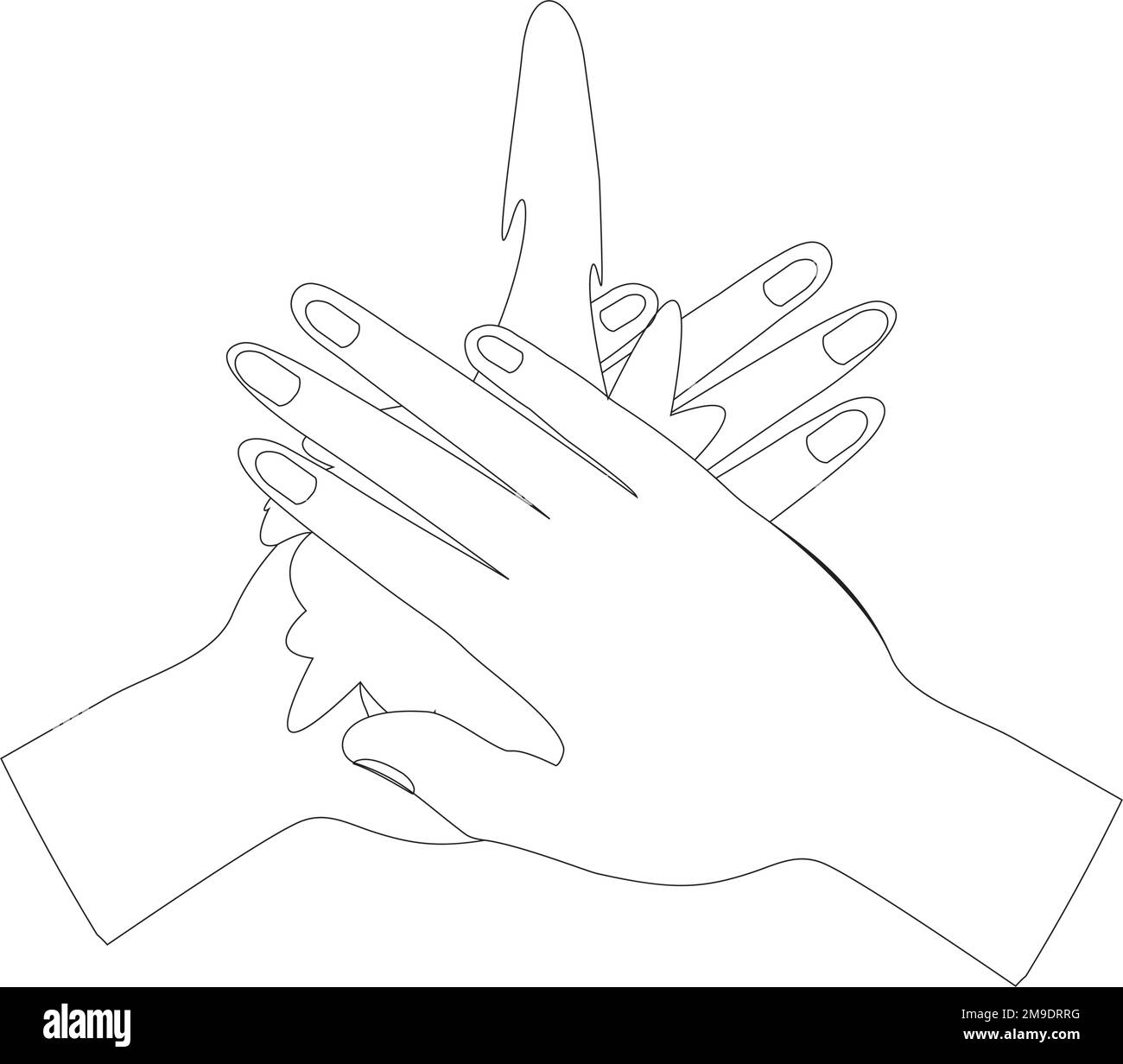 wash hand logo vektor template Stock Vector Image &amp; Art - Alamy