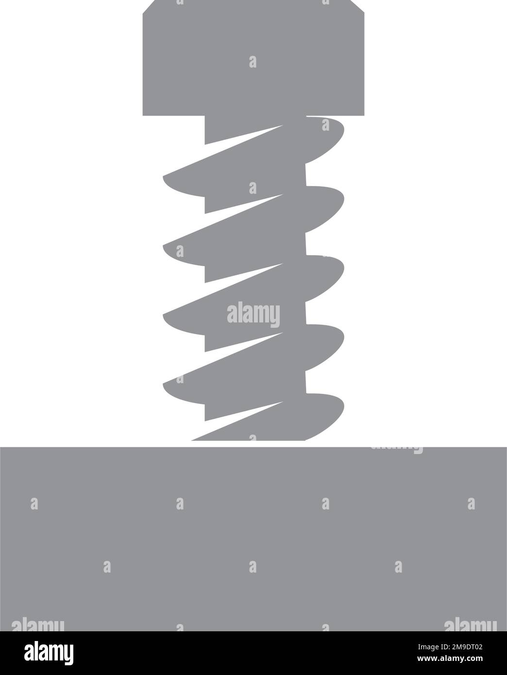 screw logo vector illustration design Stock Vector