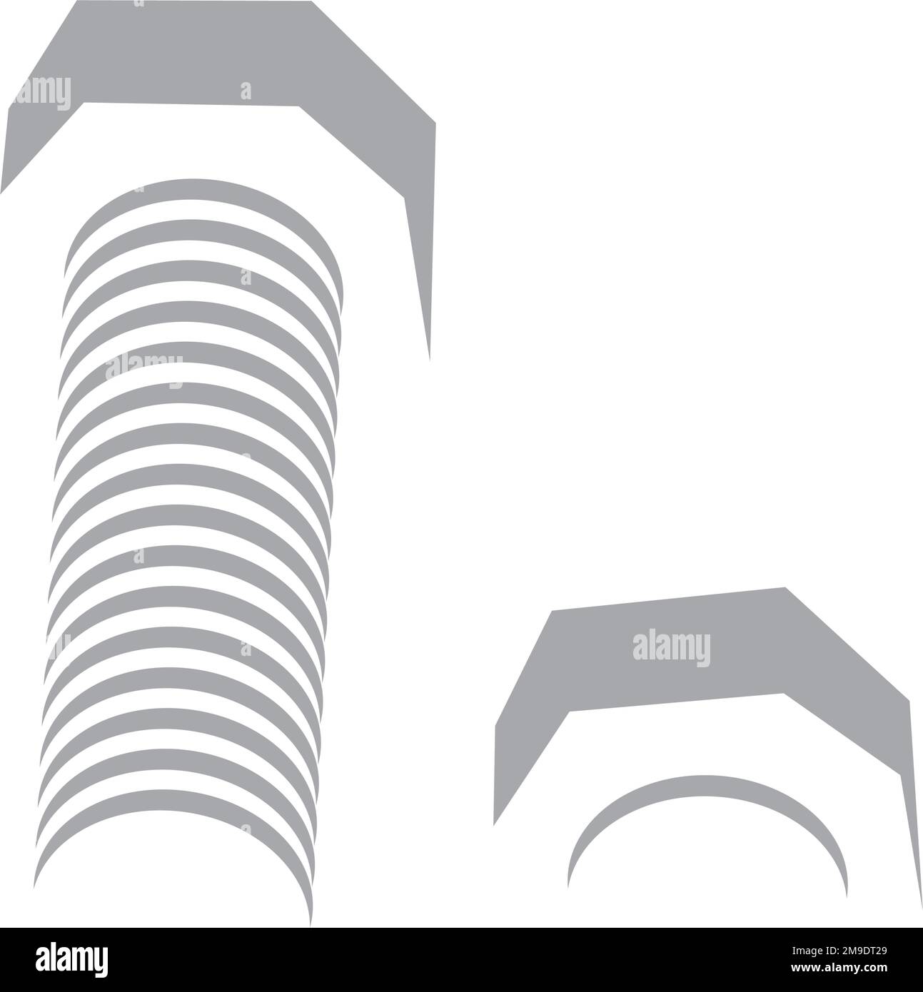 nut and bolt logo vector template Stock Vector Image & Art Alamy