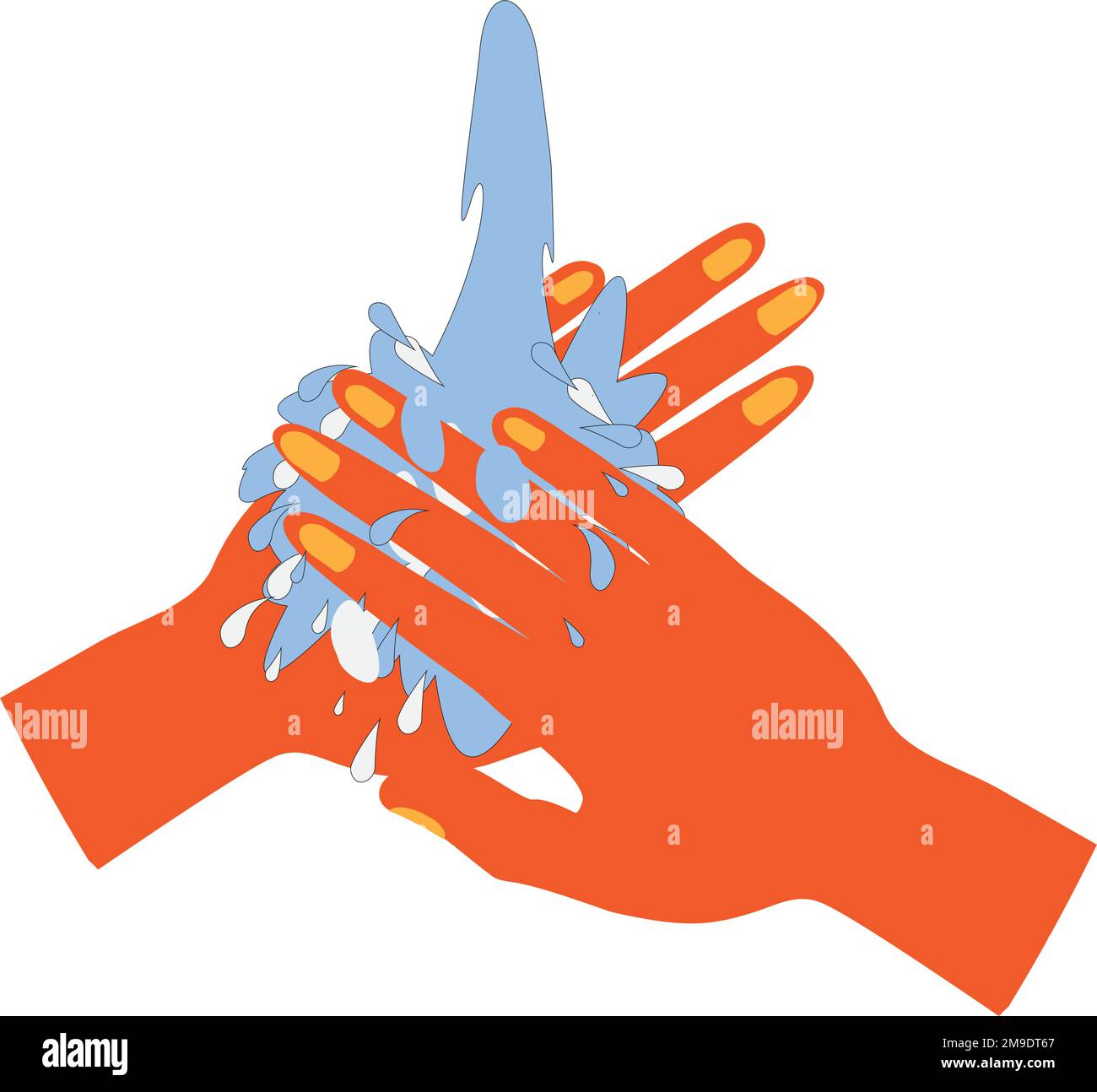 wash-hand-logo-vektor-template-stock-vector-image-art-alamy