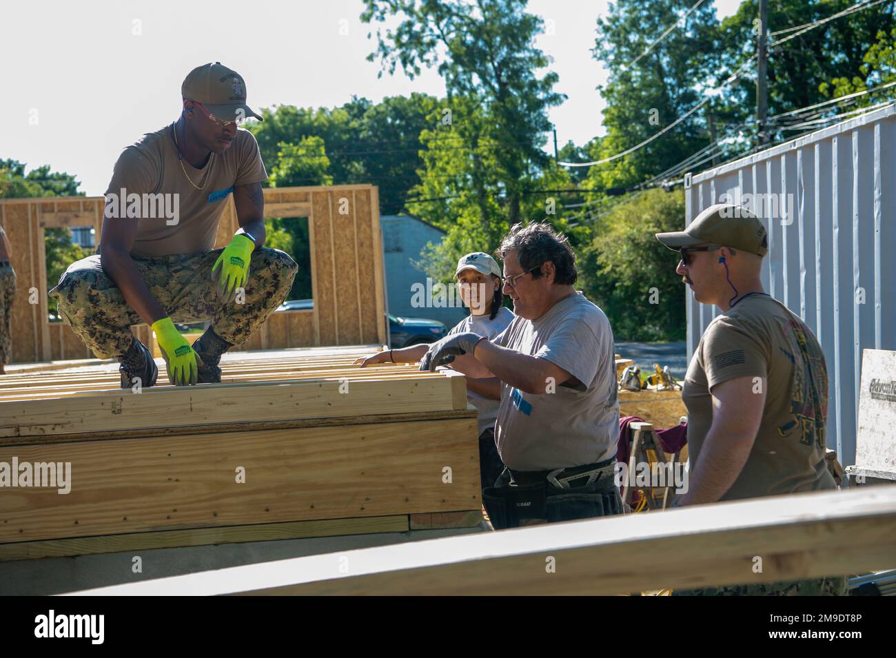 RICHMOND, VA (May 21, 2022) Sailors assigned to USS Constitution and
