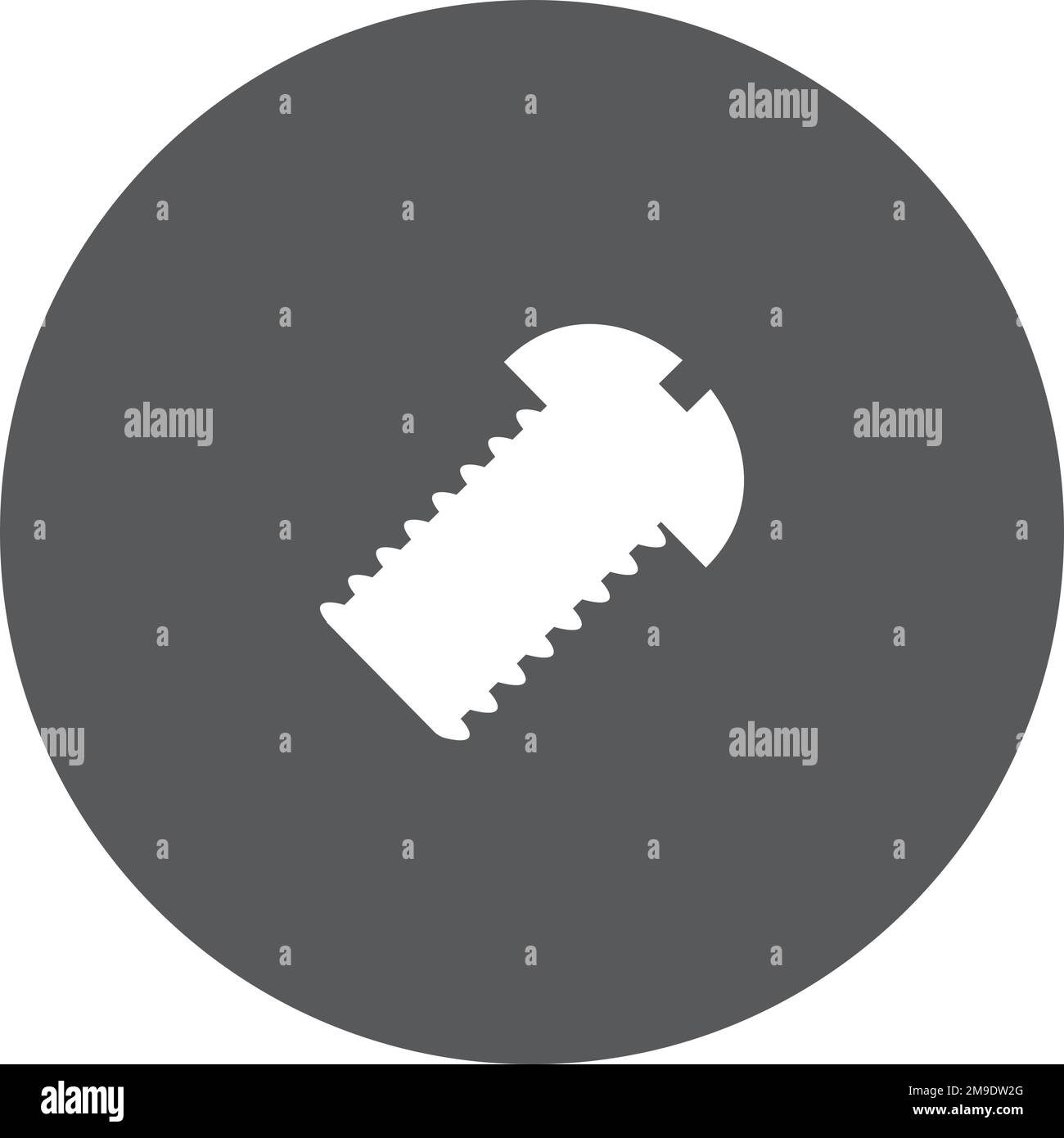 screw logo vector illustration design Stock Vector