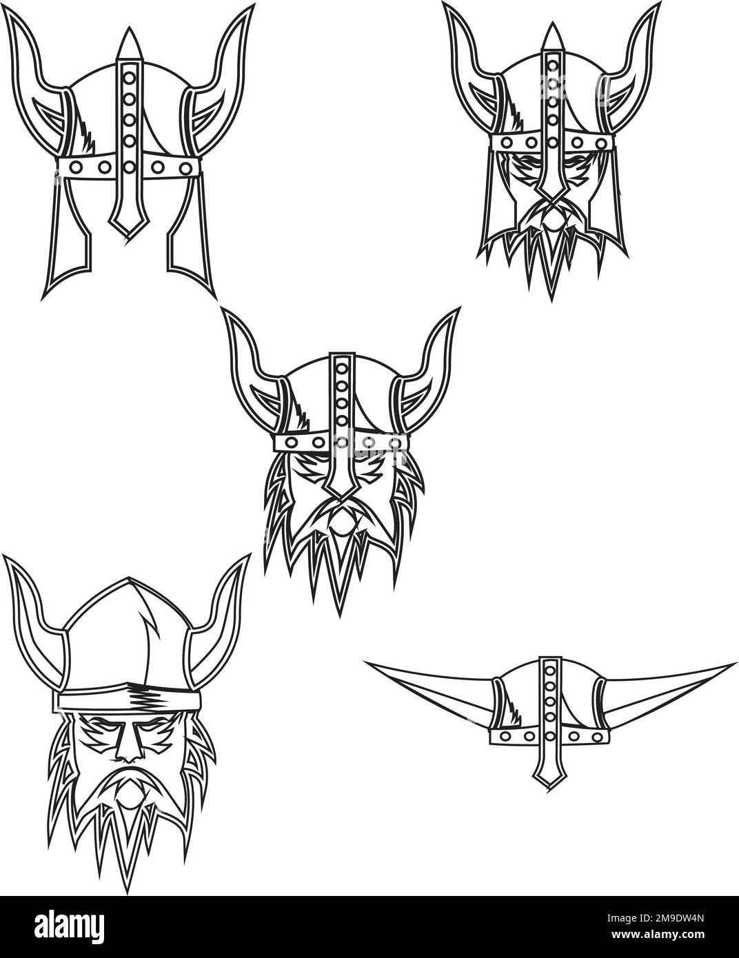 vikings logo vector design template Stock Vector Image & Art Alamy