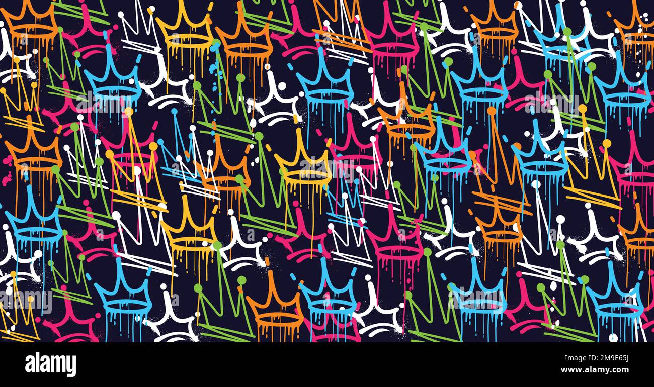 Abstract graffiti art background with scribble throwup and tagging