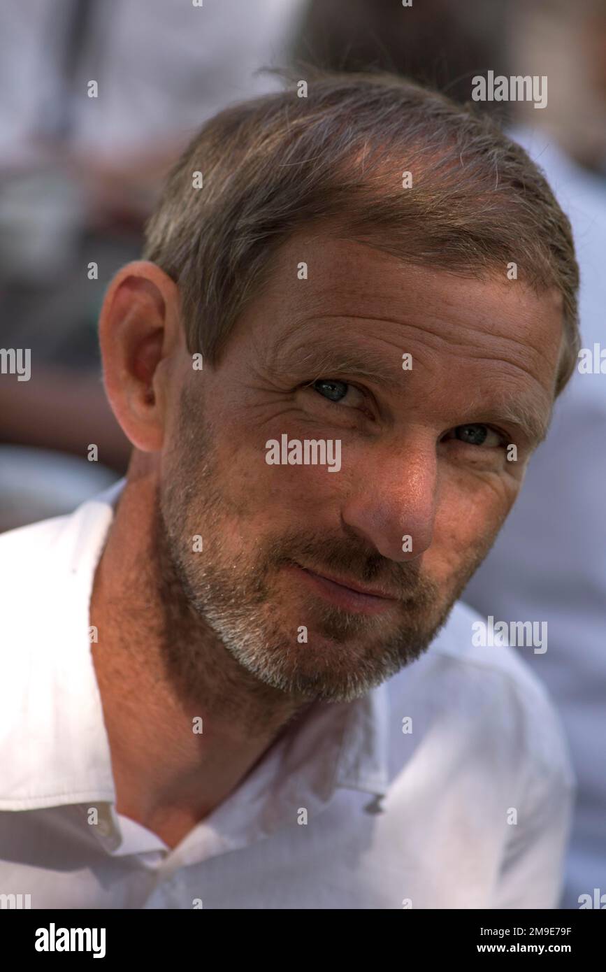 Portrait of a Man, Mecklenburg-Western Pomerania, Germany Stock Photo