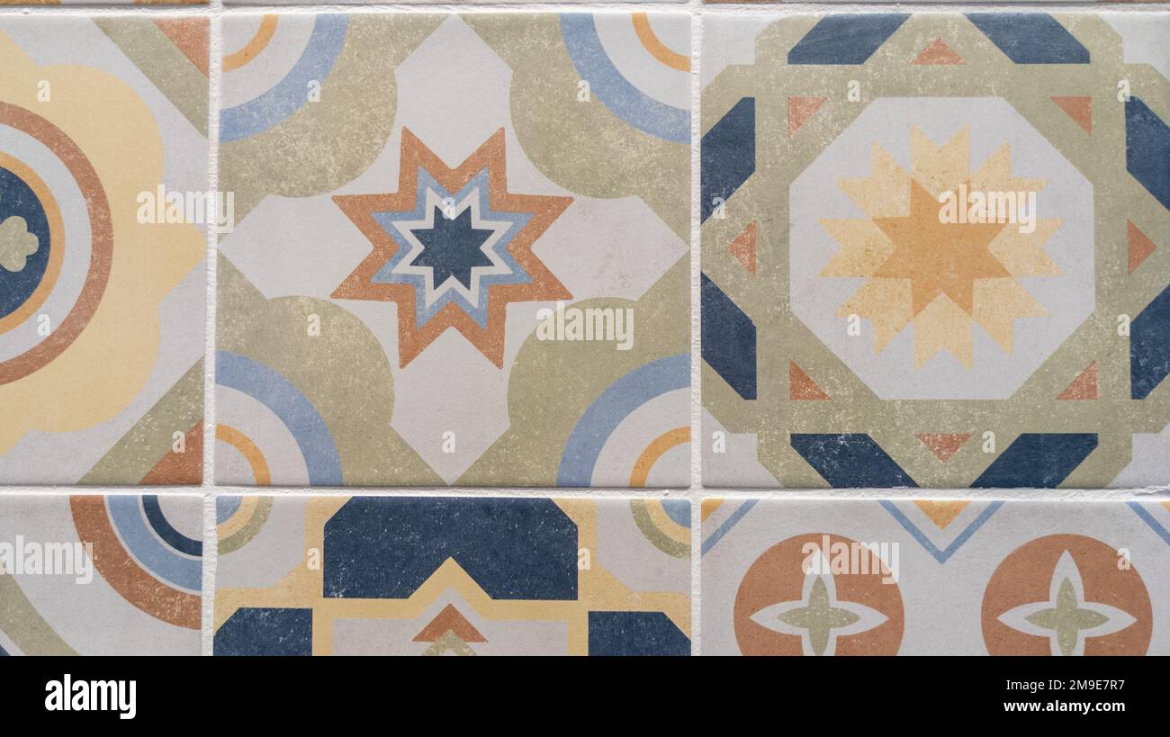 azulejo tile mosaic home colorful decorative art wall tiles pattern in oriental style design