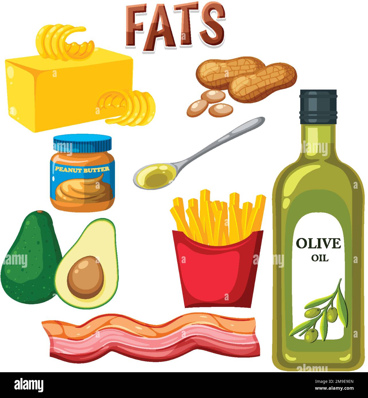 Fat Foods Clipart