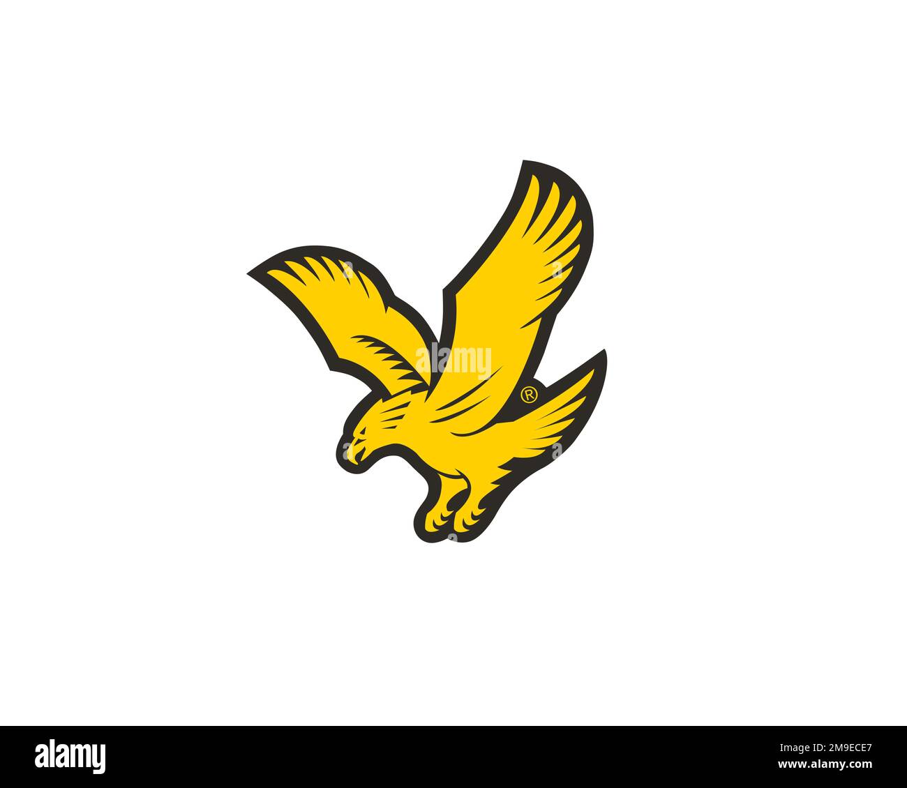 Lyle & Scott, Rotated Logo, White Background Stock Photo Alamy