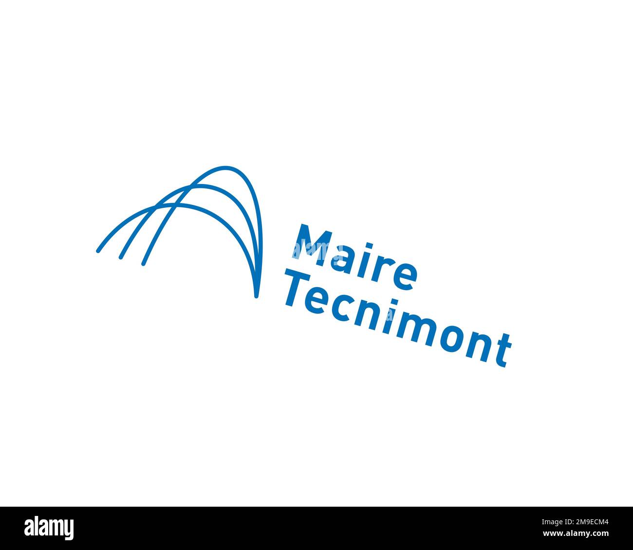 Maire Tecnimont, Rotated Logo, White Background B Stock Photo