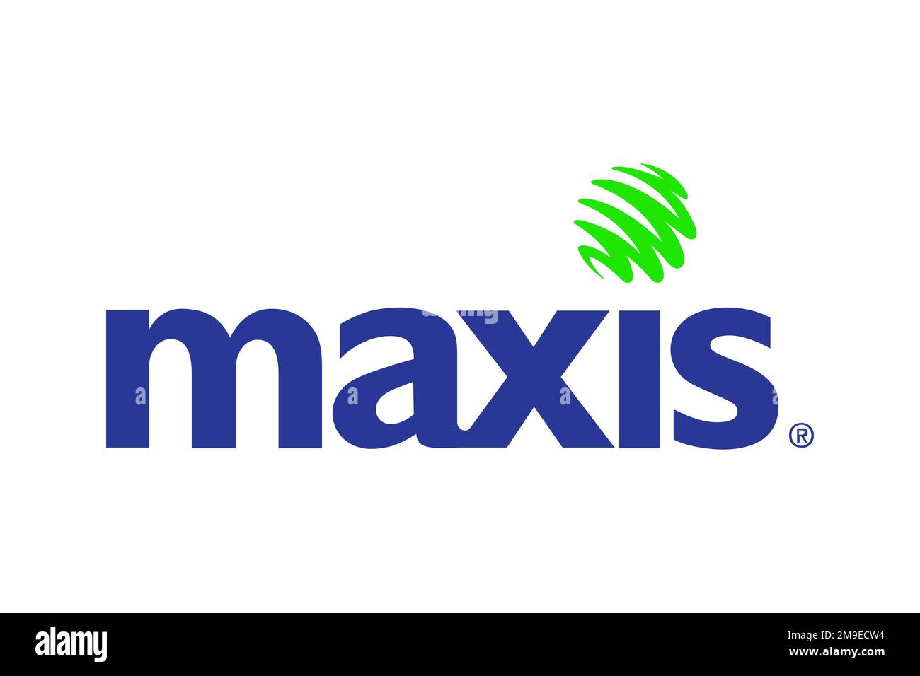Maxis Communications, Logo, White background Stock Photo - Alamy
