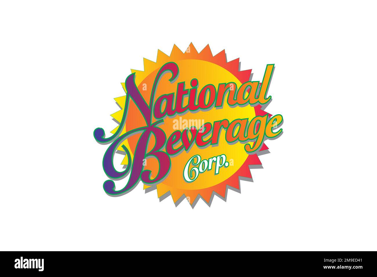 National beverage company, logo, white background Stock Photo Alamy