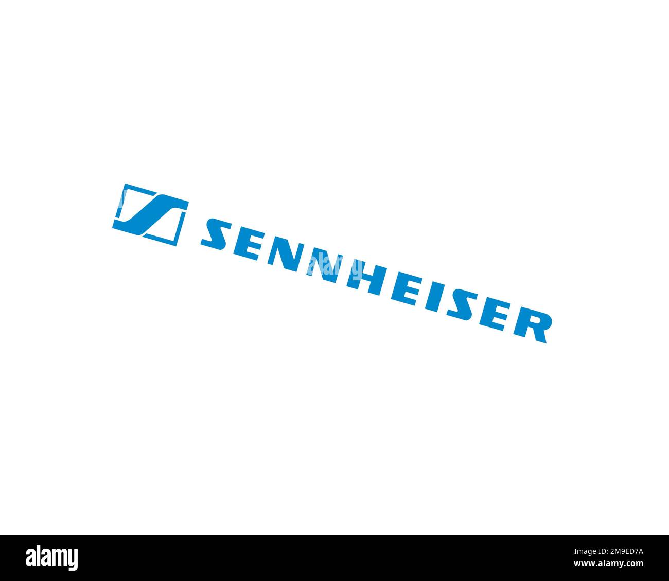 Sennheiser, rotated logo, white background B Stock Photo Alamy