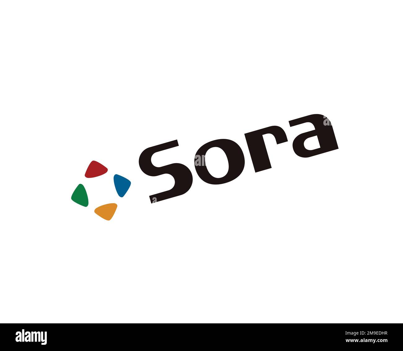 Sora Ltd. rotated logo, white background Stock Photo - Alamy