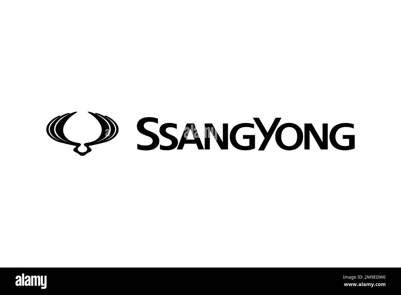 SsangYong Engine, Logo, White Background Stock Photo - Alamy