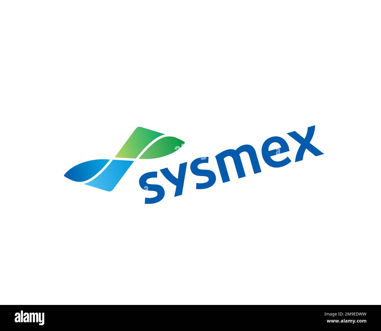 Sysmex Corporation, rotated logo, white background Stock Photo Alamy