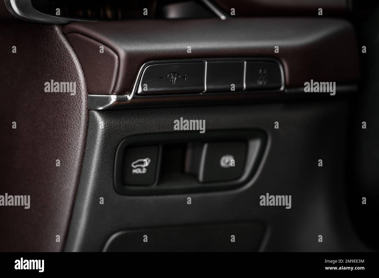 Control switch power light system of car. Automatic adjust level