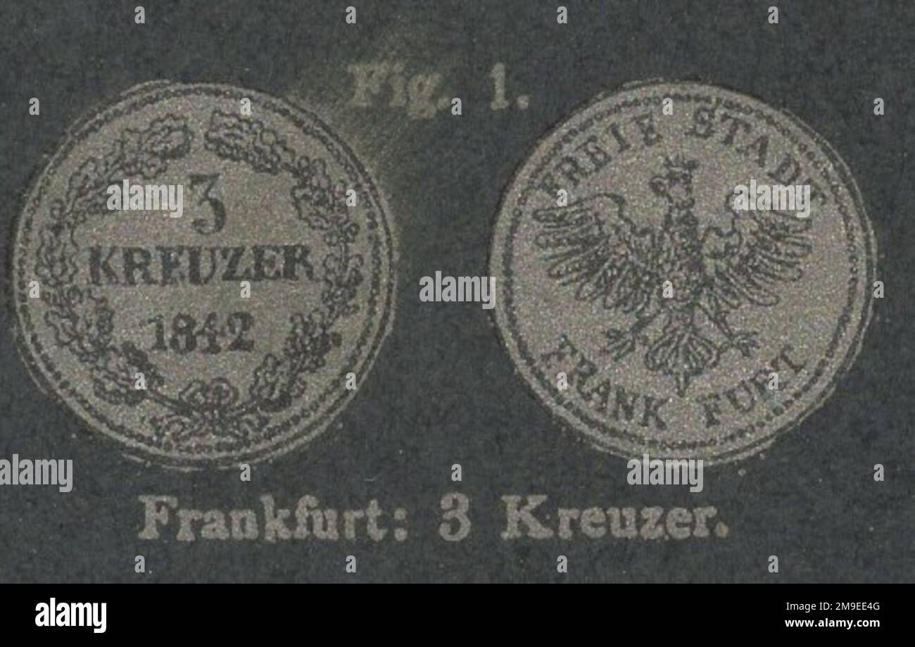 Antique 19th century germany numismatic illustrated coin catalogue with ...