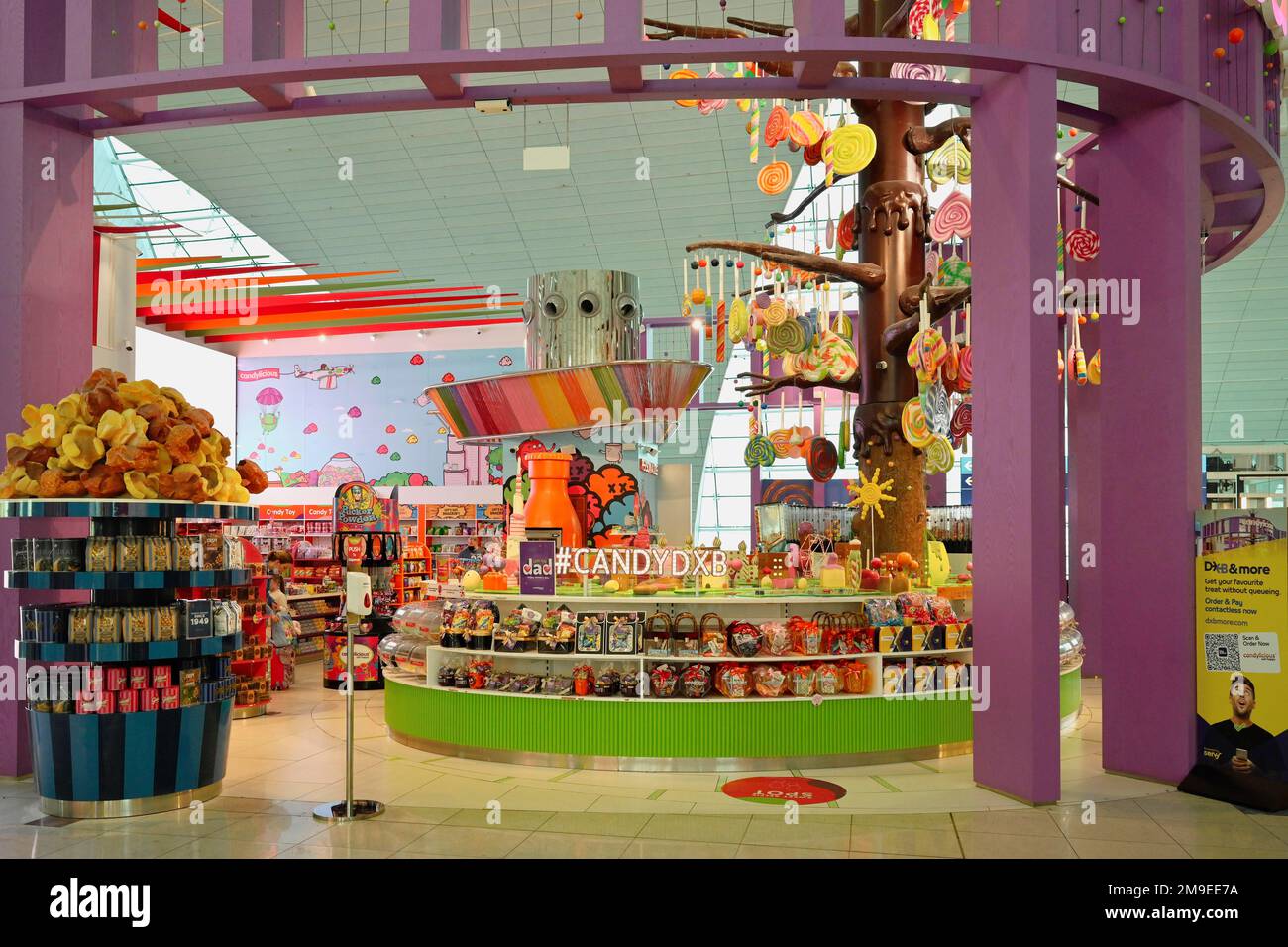 Candy Shop, Confectionery, Dubai, UAE Stock Photo