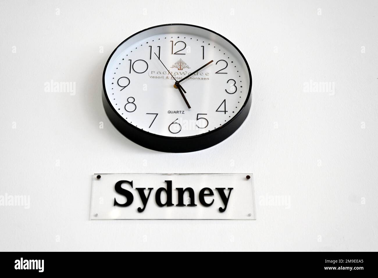 Wall Clock Sydney Stock Photo Alamy