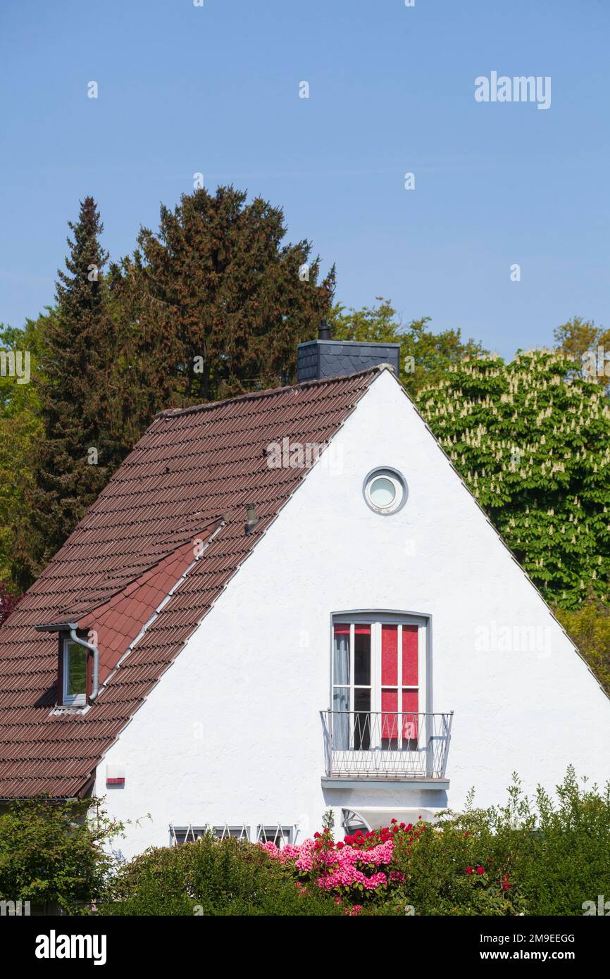 Residential building, single-family house, Vegesack, Bremen-Nord, Bremen, Germany Stock Photo