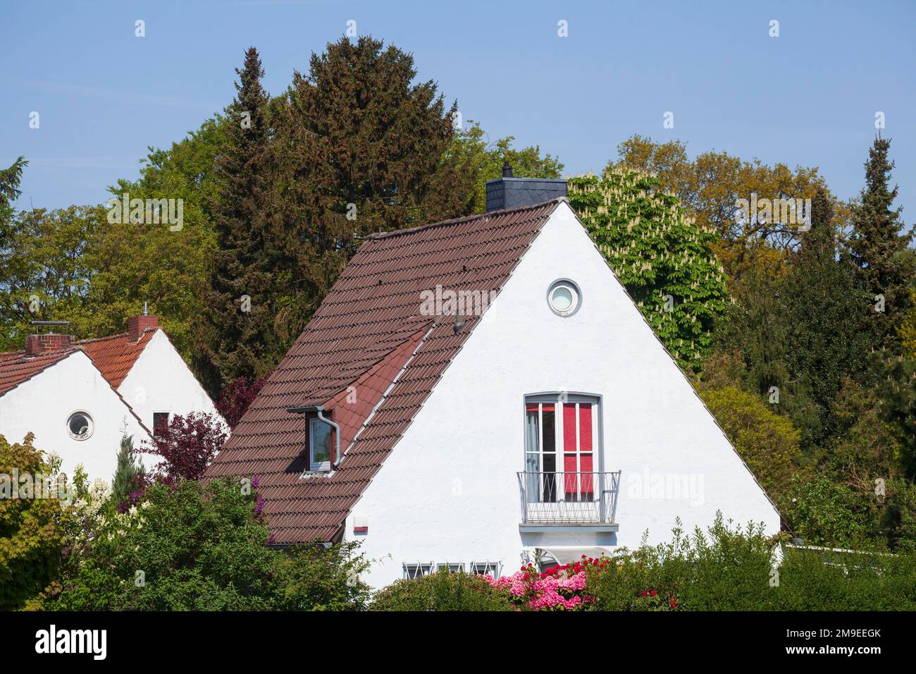 Residential building, single-family house, Vegesack, Bremen-Nord, Bremen, Germany Stock Photo