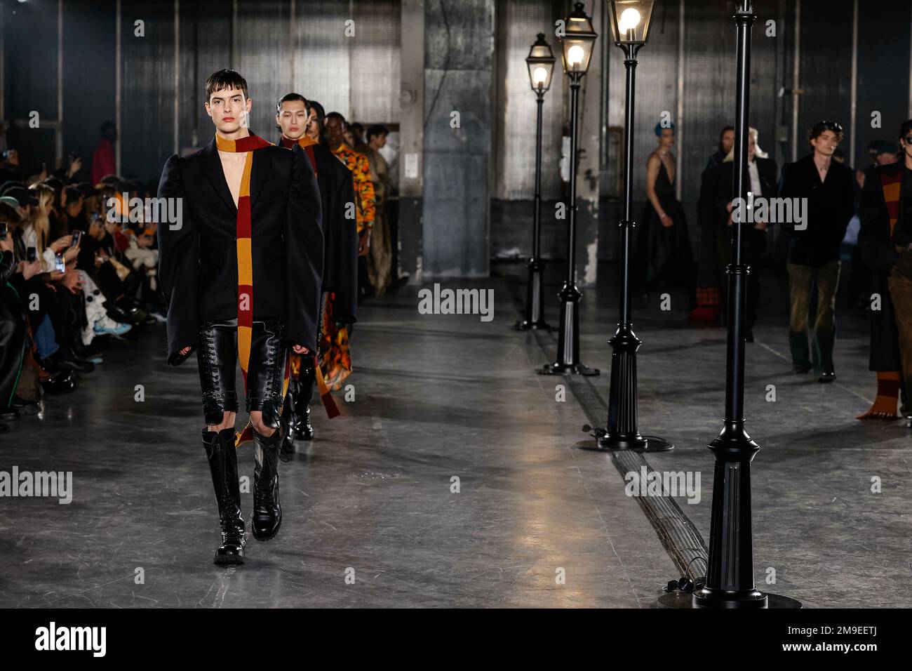 Paris, France. 17th Jan, 2023. EGONLAB men Fall/Winter 2023-24