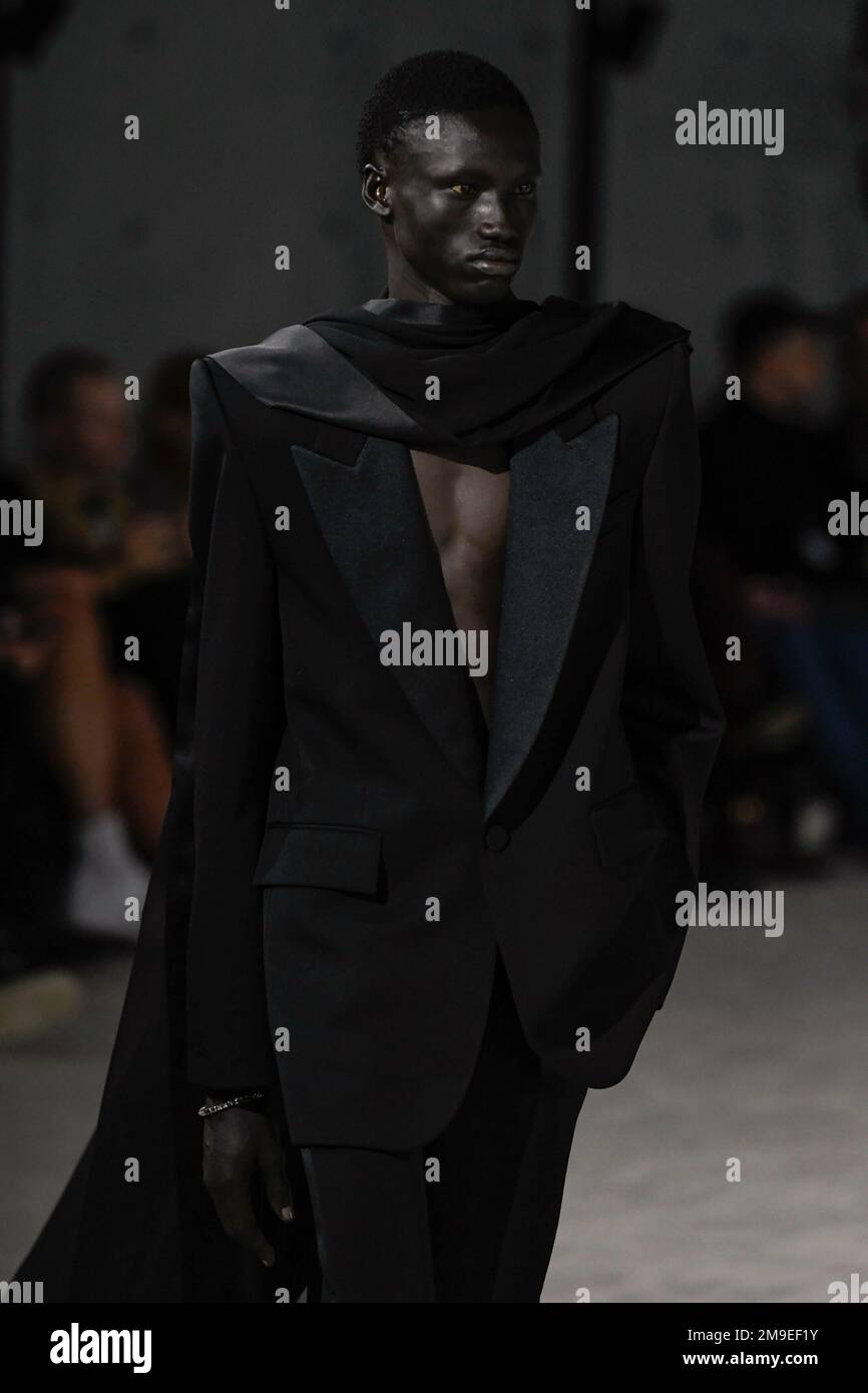 Paris, France. 17th Jan, 2023. EGONLAB men Fall/Winter 2023-24