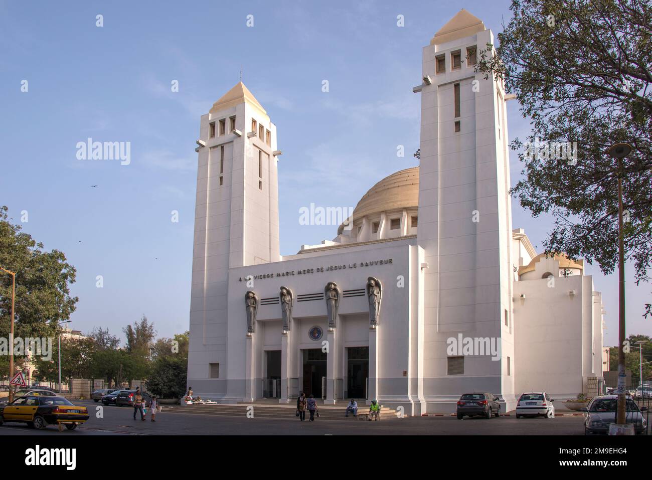 Cathedral of Our Lady of Victories in the city of Dakar, the capital of Senegal Stock Photo
