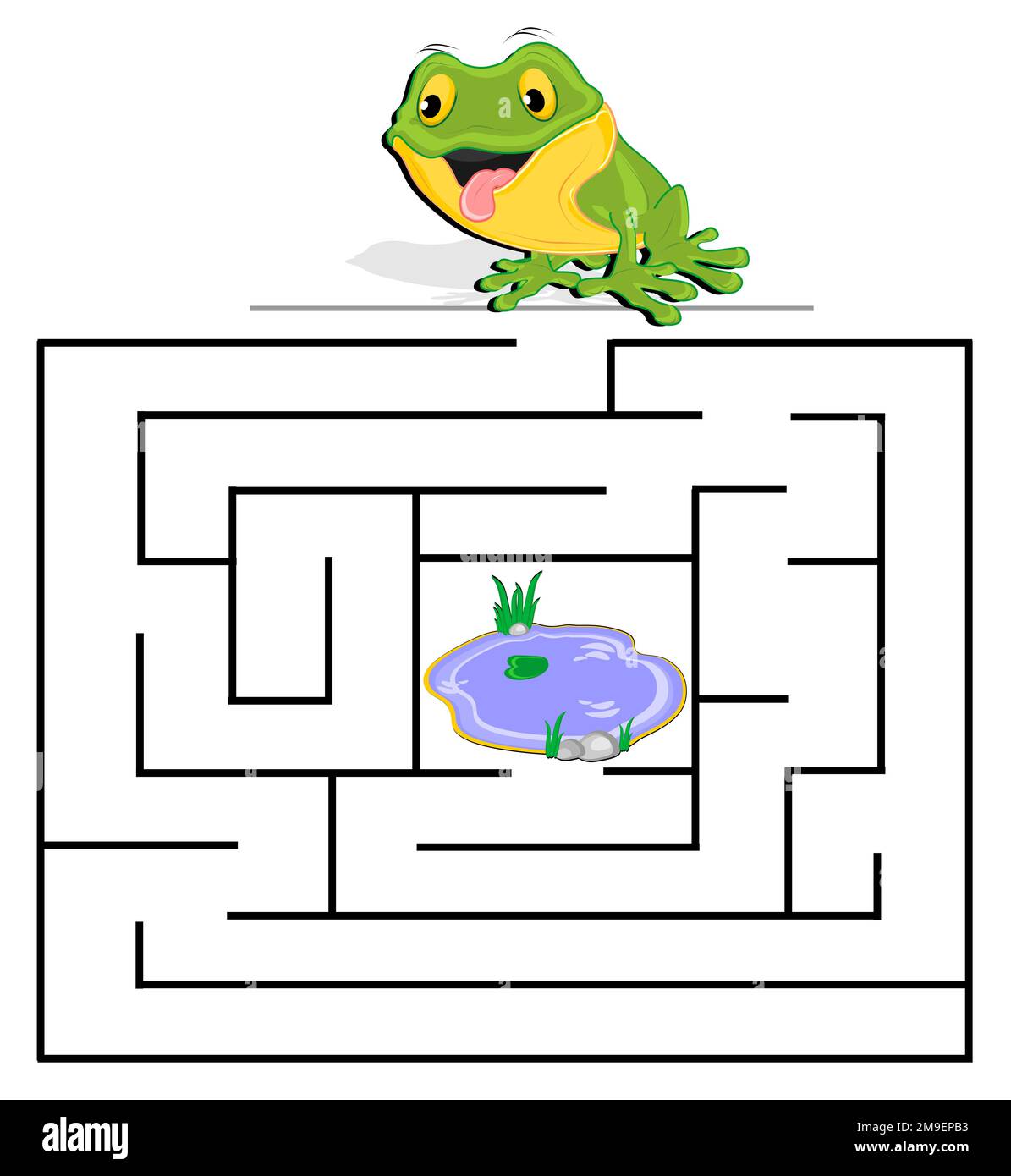 Frog cartoon hi-res stock photography and images - Alamy
