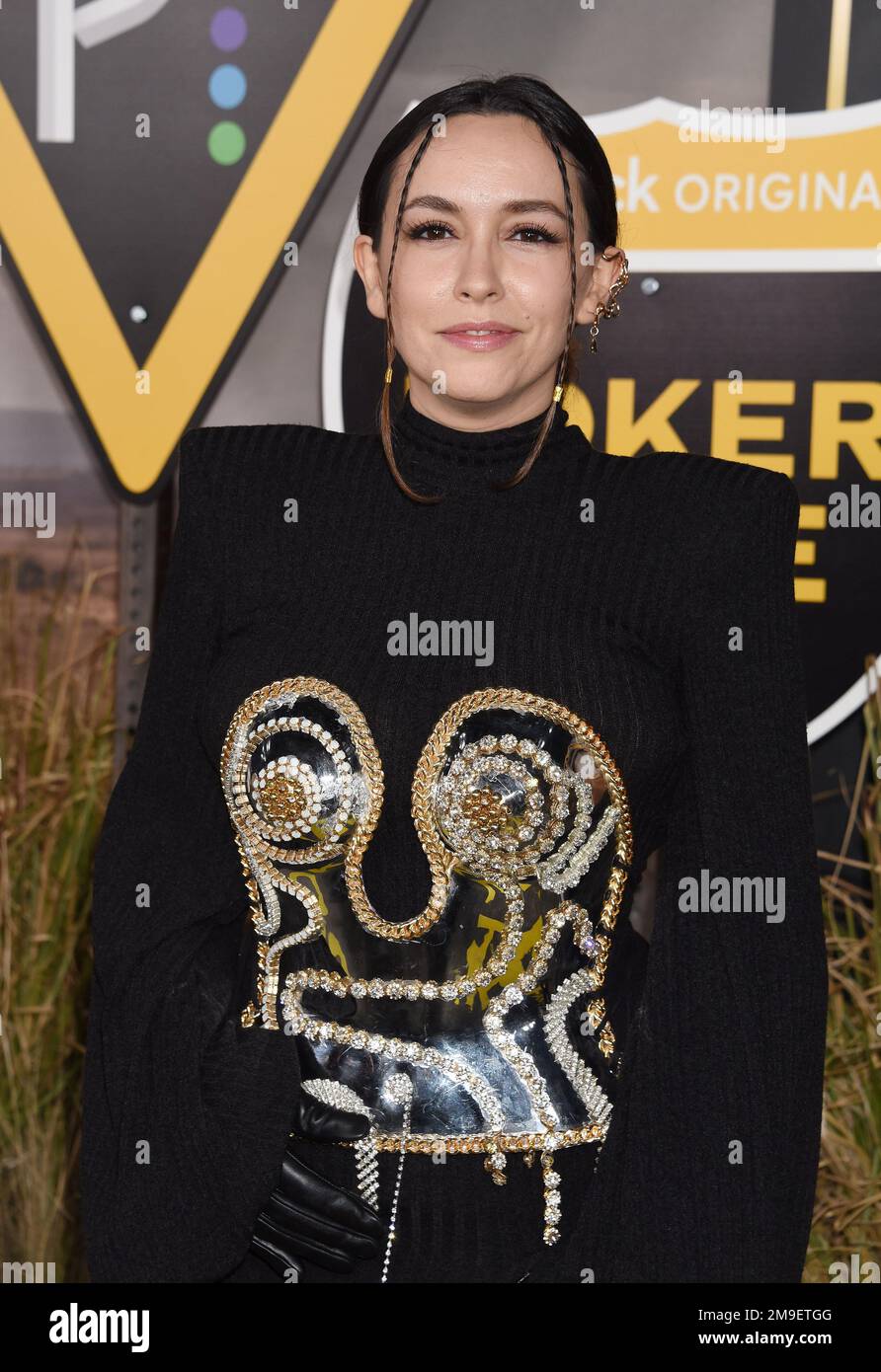 Hollywood, USA. 17th Jan, 2023. Alice Waddington arriving to Peacock's