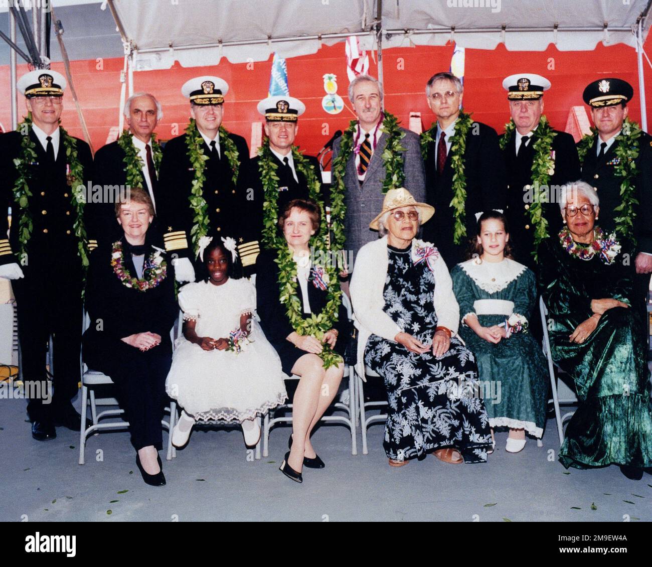 Principals participating in the official christening ceremony of the