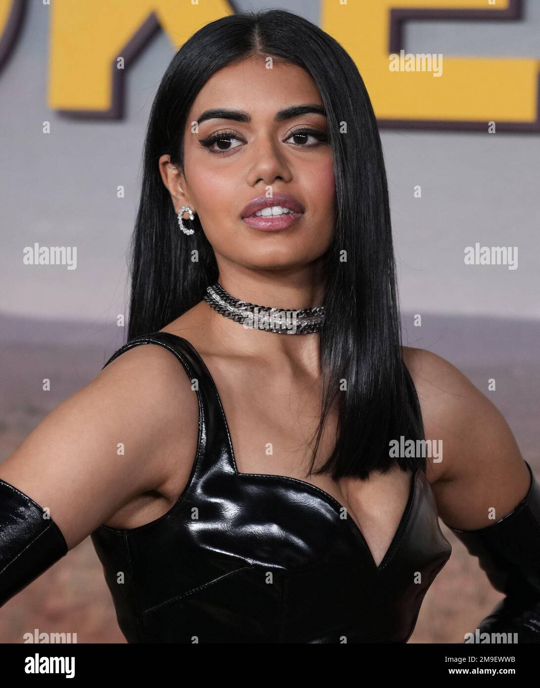 Megan Suri arrives at the Peacock''s POKER FACE Los Angeles Premiere