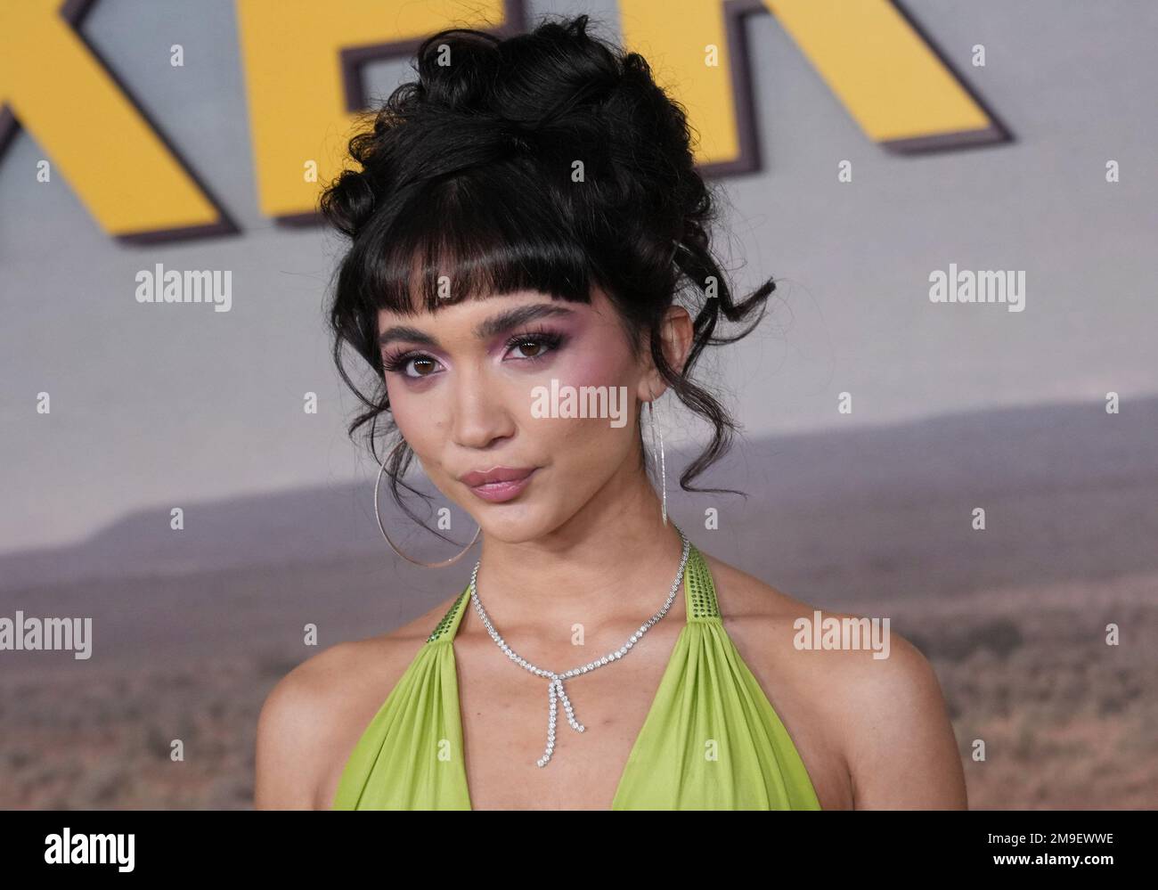 Rowan Blanchard arrives at the Peacock''s POKER FACE Los Angeles
