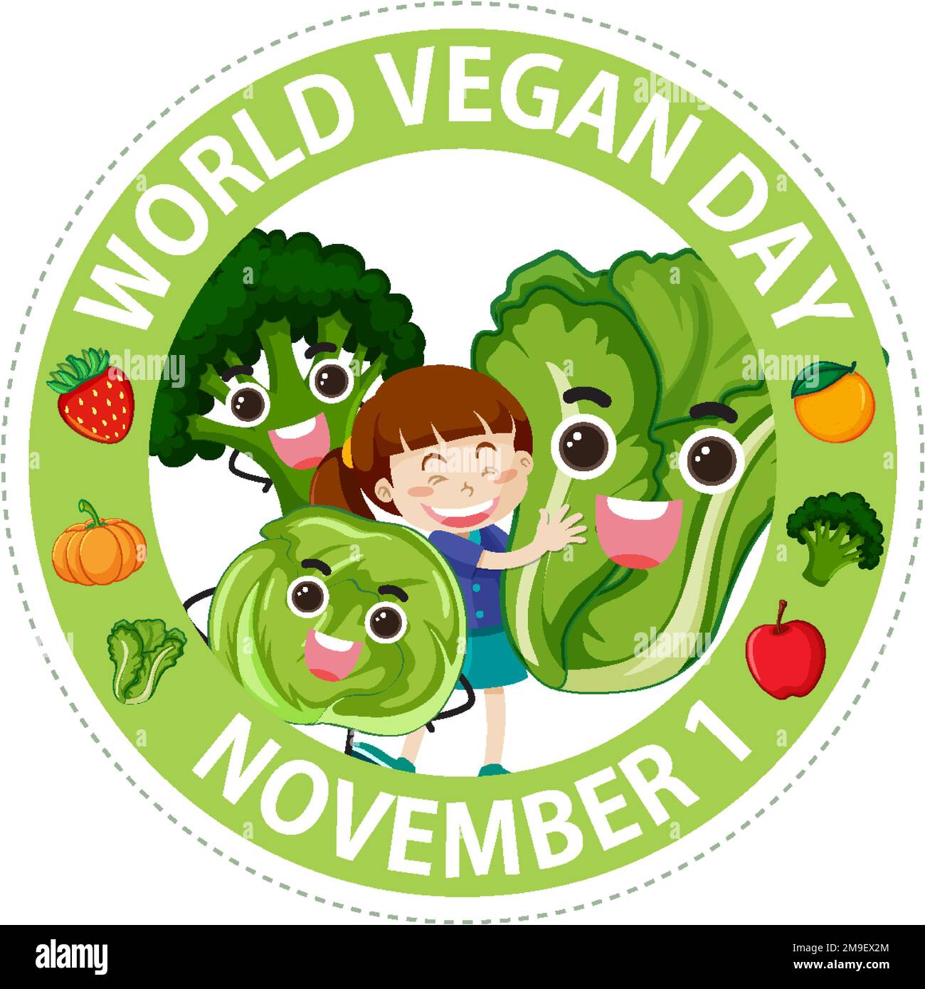 World Vegan Day Logo Concept illustration Stock Vector Image & Art Alamy