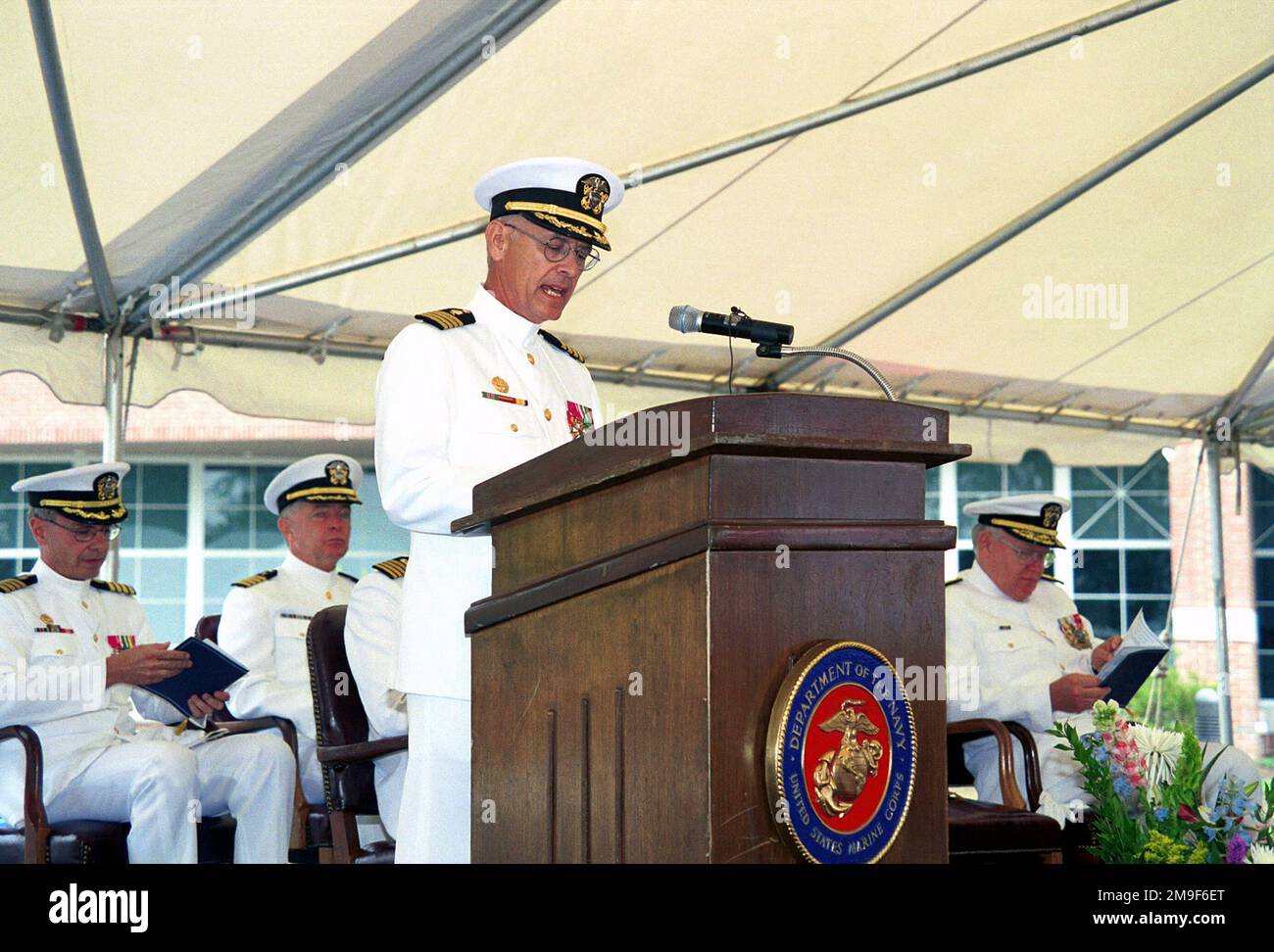 Captain David R. Gervis, Commanding Officer of the new Naval Medical
