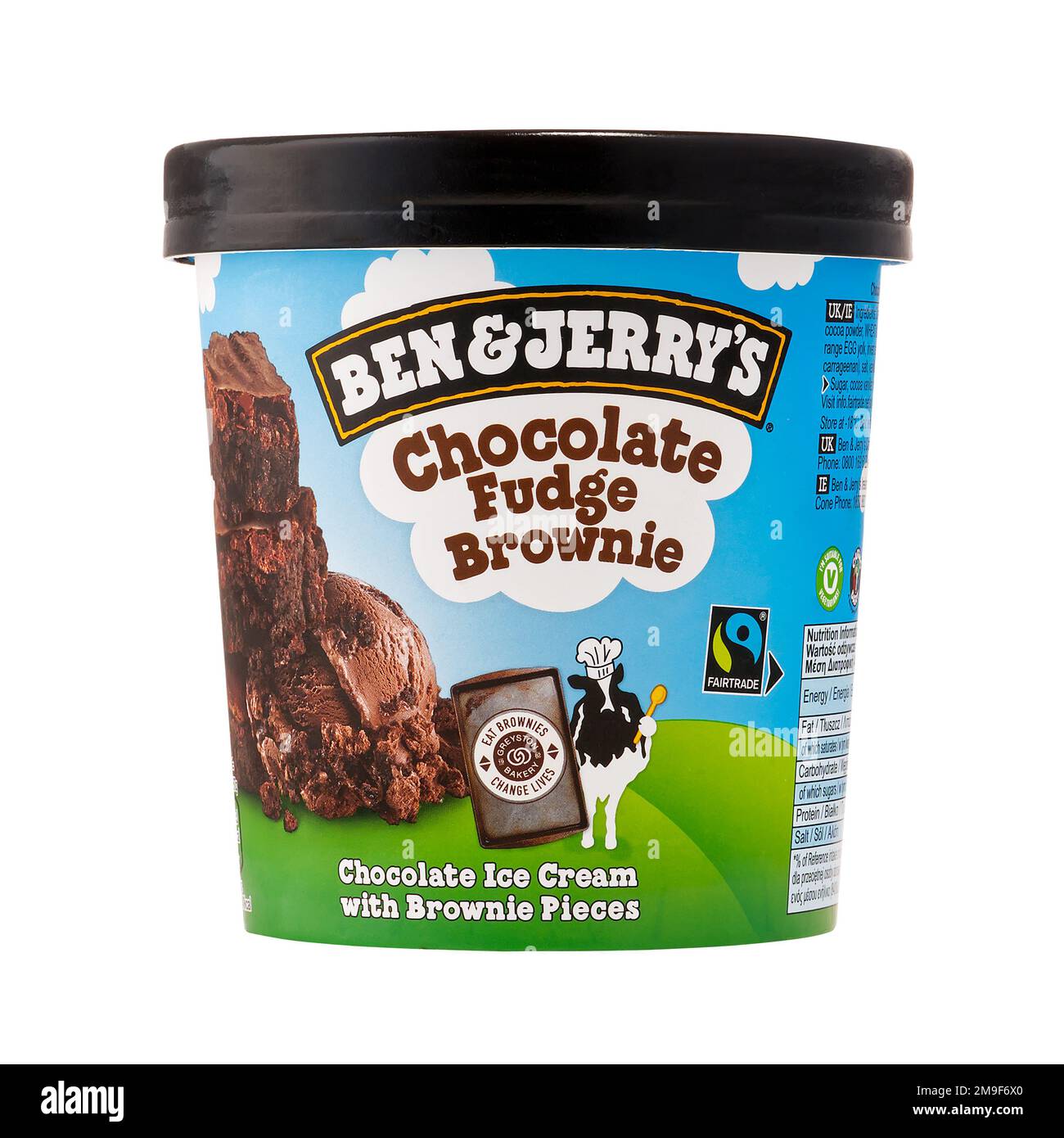 Tallinn, Estonia January 2023 Ben Jerry's Chocolate Fudge Brownie