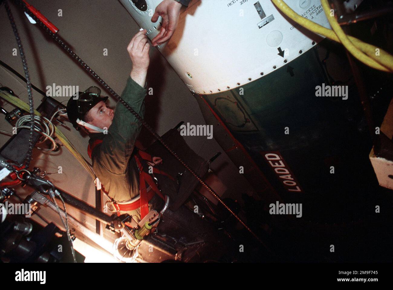 US Air Force AIRMAN First Class Jason Gill of the 341st Maintenance