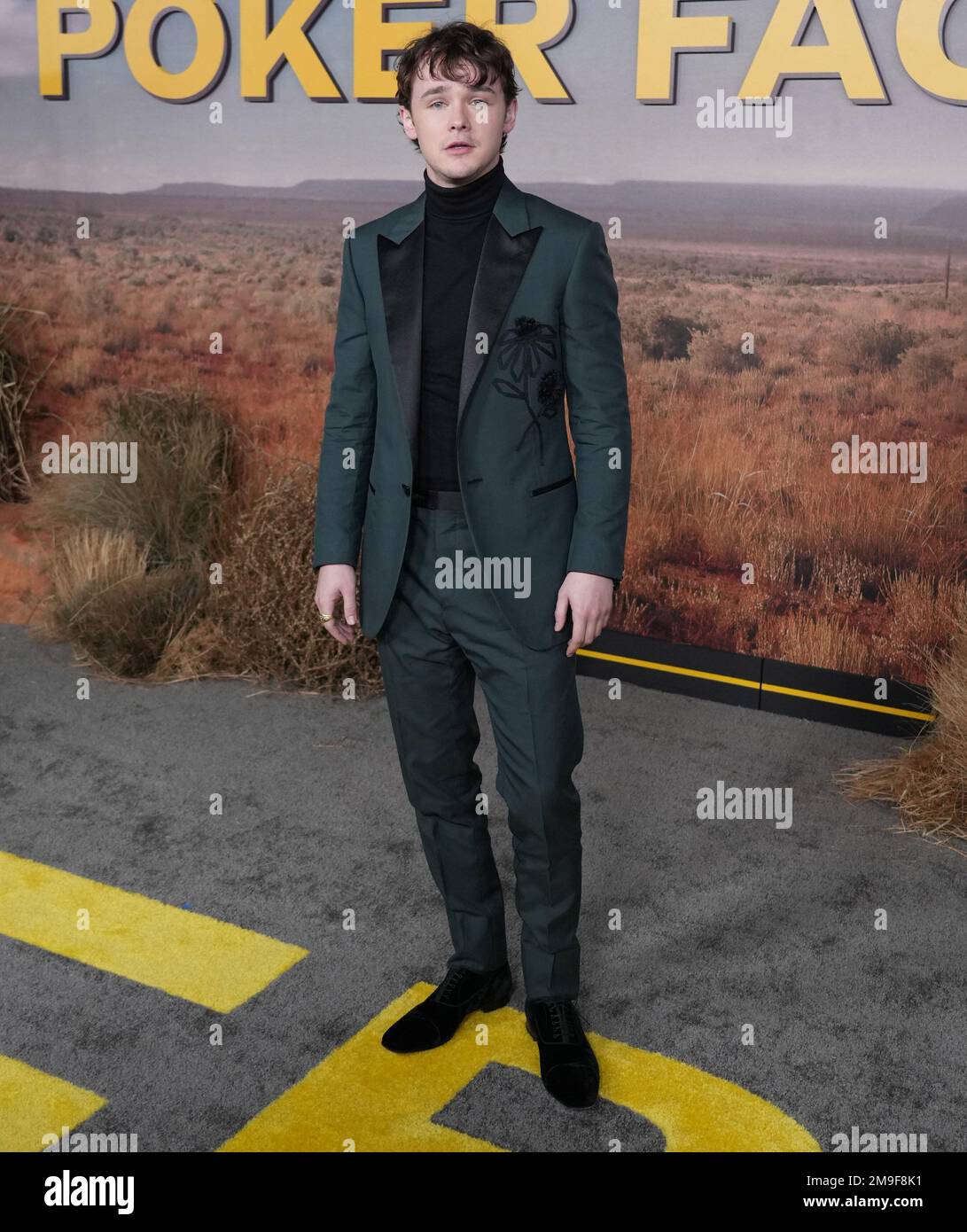 Jack Alcott arrives at the Peacock&rsquo;&rsquo;s POKER FACE Los Angeles Premiere