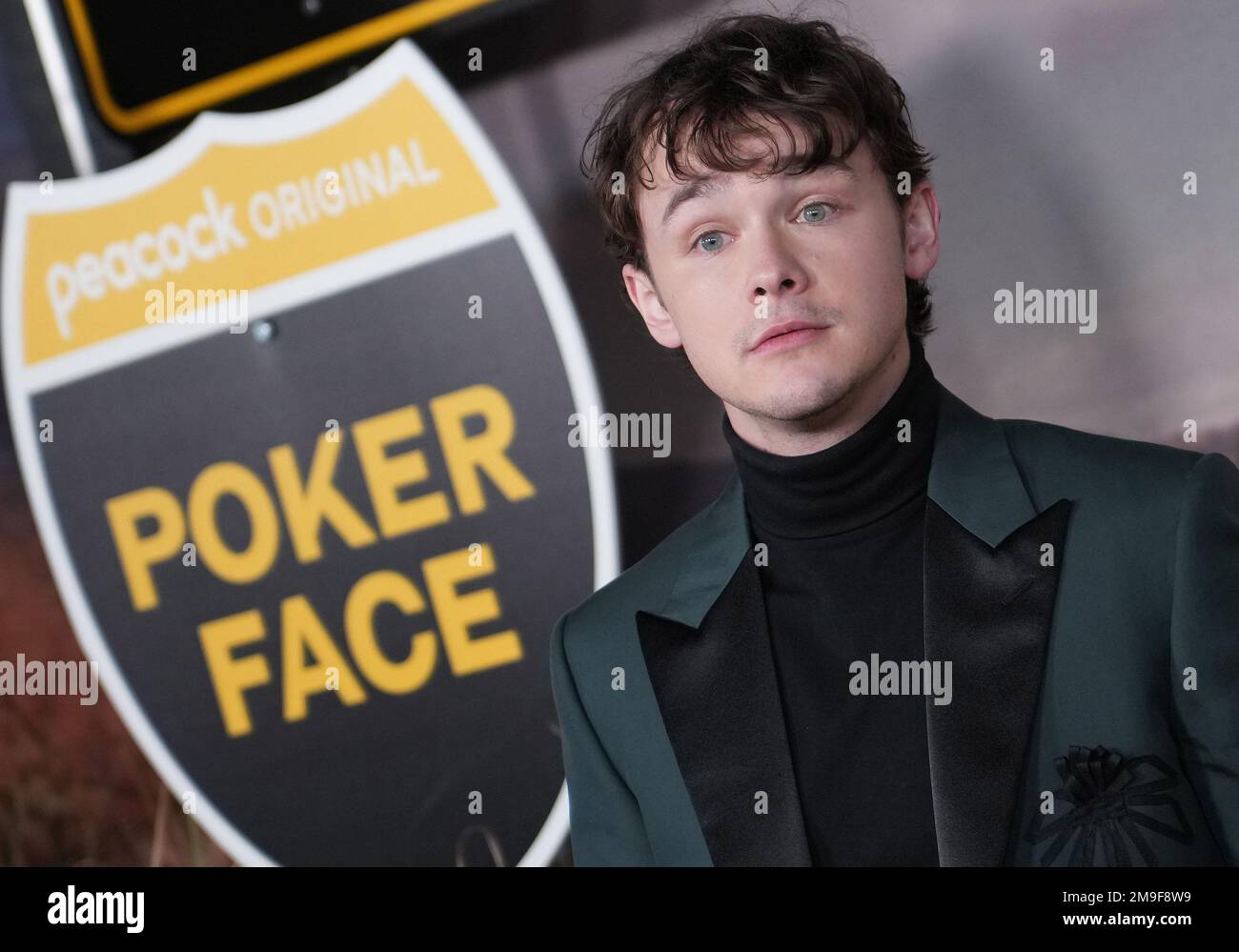 Jack Alcott arrives at the Peacock&rsquo;&rsquo;s POKER FACE Los Angeles Premiere