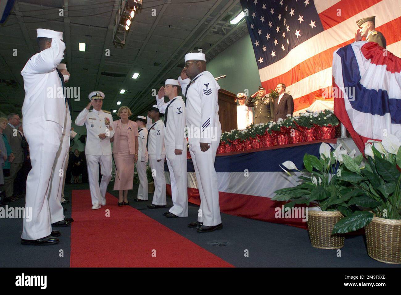 US Navy (USN) Admiral (ADM) Harold W. Gehman Jr., Outgoing Commander