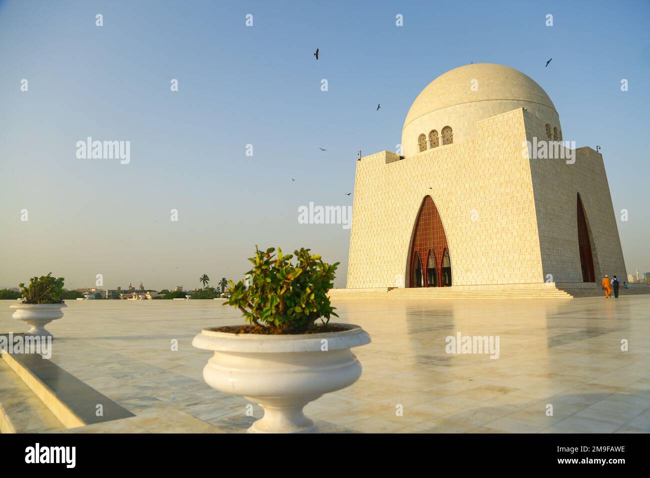 Muhammad Ali Jinnah Mausoleum (tomb) Stock Photo