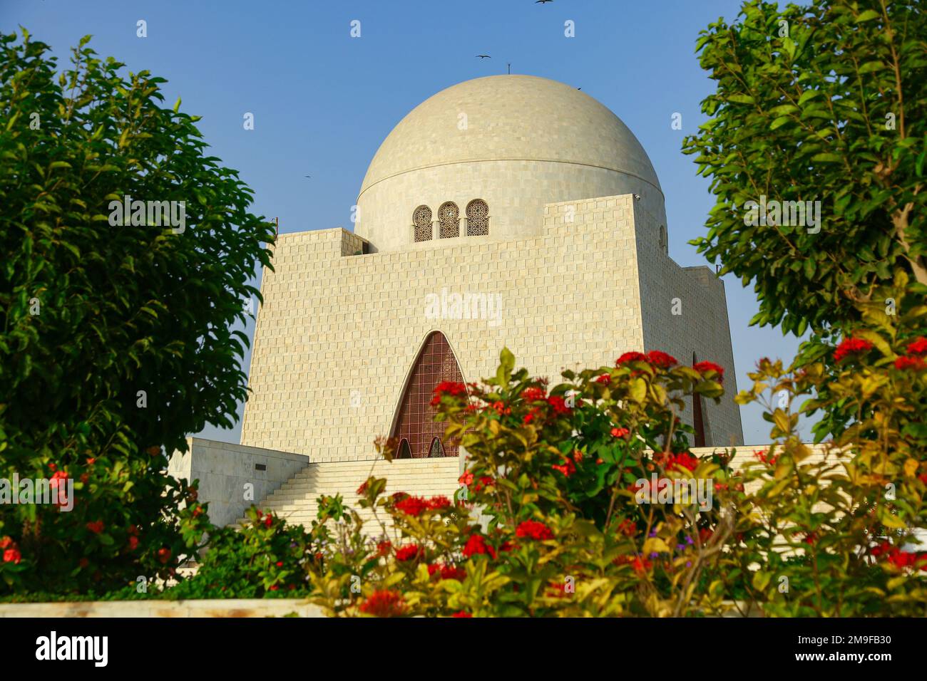 Muhammad Ali Jinnah Mausoleum (tomb) Stock Photo