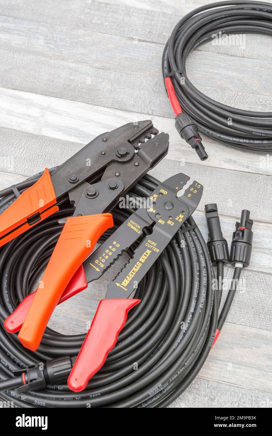 Electrical wire stripping and terminal crimping pliers deals